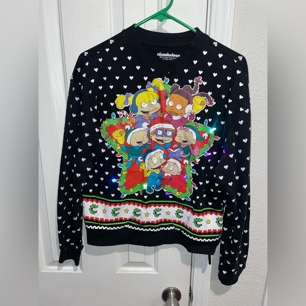 Rugrats Xmas sweatshirt that lights up